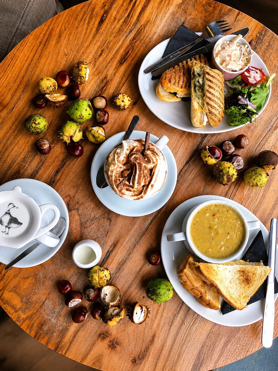 Toasted sandwiches, soup and salad at Coffee Bank